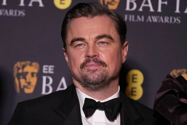 Leonardo DiCaprio poses for photographers at the 79th British Academy Film Awards, BAFTA's, in London, Sunday, Feb. 22, 2026. (AP) 
