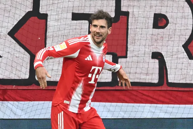 ليون غوريتسكا لاعب وسط فريق بايرن ميونيخ (د.ب.أ)