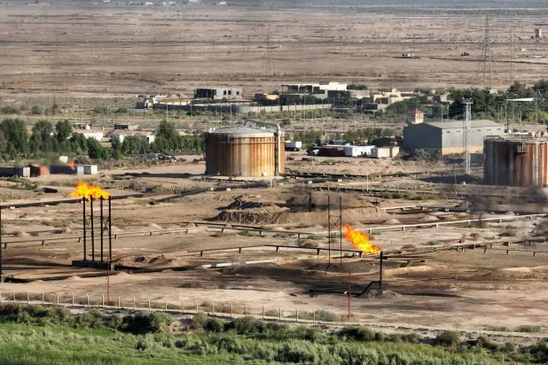 حقل نفطي في البصرة بالعراق (رويترز)