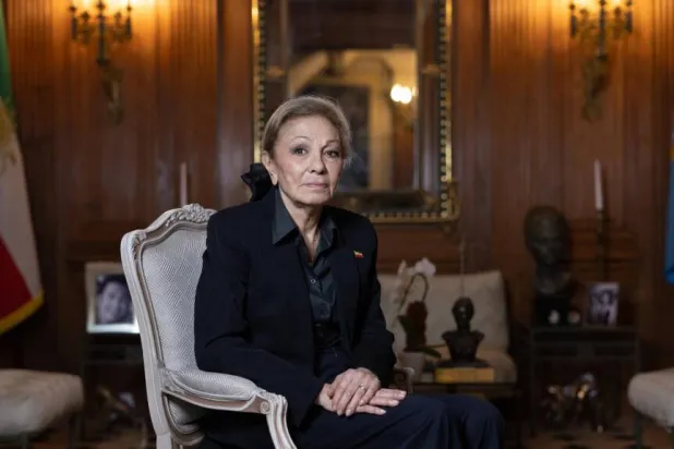 فرح بهلوي أرملة شاه إيران (أ.ف.ب)