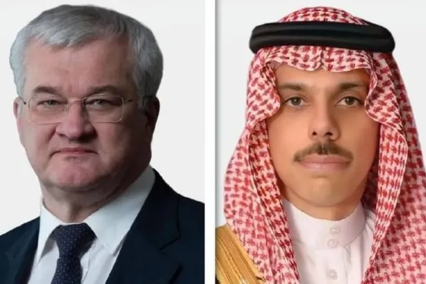 Suudi Arabistan Dışişleri Bakanı Prens Faysal bin Ferhan ve Ukraynalı mevkidaşı Andrii Sybiha (Şarku'l Avsat)  