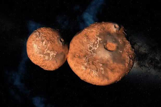 Contact binaries are made up of two connected spheres, reminiscent of a snowman (Shutterstock)