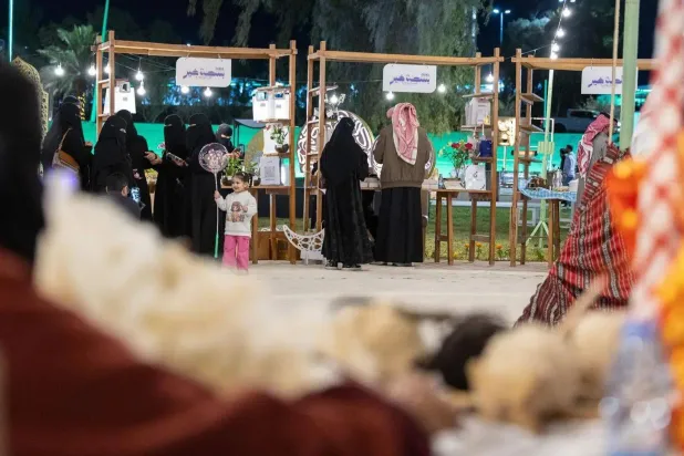 الأسواق الشعبية والبسطات بالحدود الشمالية في رمضان (واس)