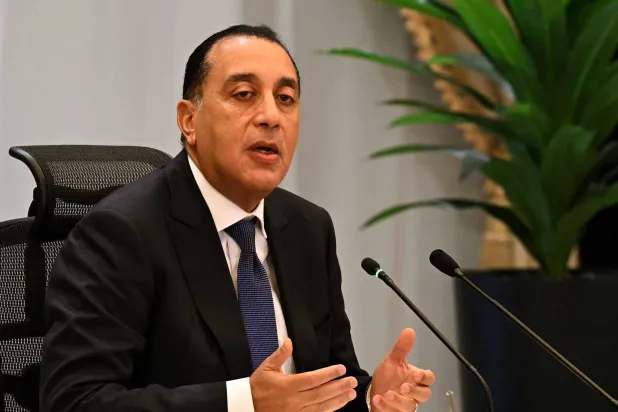 رئيس الوزراء المصري مصطفى مدبولي خلال مؤتمر صحافي الثلاثاء (مجلس الوزراء المصري)