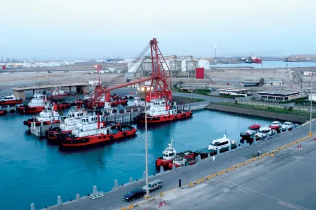  ميناء الملك فهد الصناعي بينبع (واس)