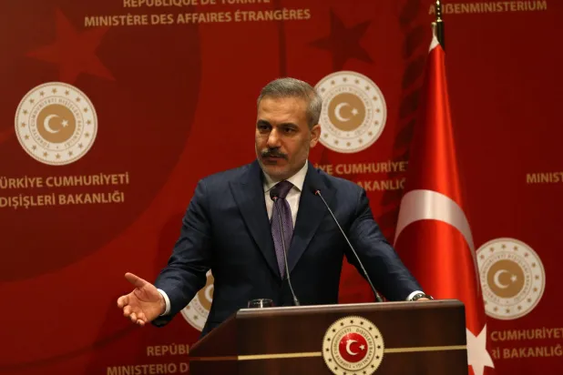 وزير الخارجية التركي هاكان فيدان (إ.ب.أ)
