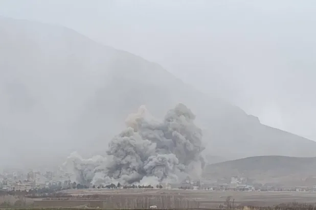 ضربة جوية على قاعدة لـ"الحرس الثوري" في كرمانشاه (شبكات التواصل)