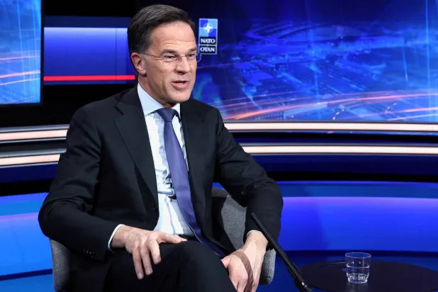 الأمين العام لـ«حلف شمال الأطلسي» مارك روته في بروكسل يوم 5 مارس 2026 (رويترز)