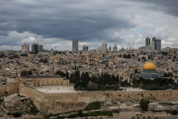 صورة لمجمع الأقصى في القدس يوم 28 فبراير 2026 (رويترز)