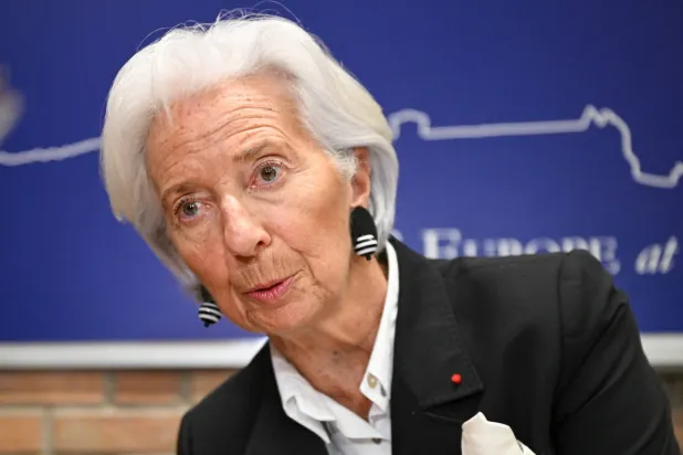 European Central Bank (ECB) President Christine Lagarde delivers the 2026 Annual Global Risk Lecture in honor of Robert Mundell, at Johns Hopkins University, in Bologna, Italy, March 5, 2026. REUTERS/Michele Lapini