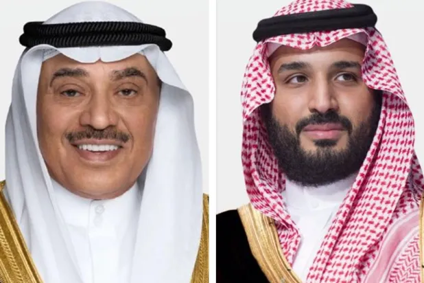 الأمير محمد بن سلمان والشيخ صباح الخالد أدانا الاعتداءات الإيرانية الآثمة على دول الخليج (الخارجية السعودية)
