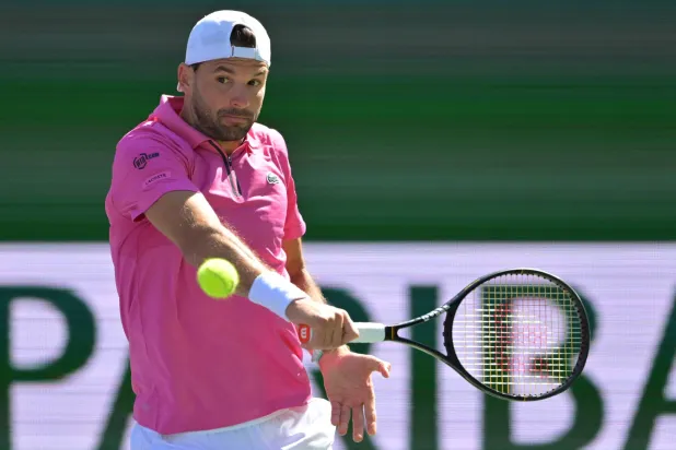 البلغاري غريغور ديميتروف يتألق في «إنديان ويلز» (رويترز)