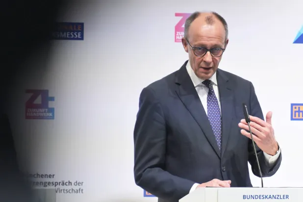 المستشار الألماني فريدريش ميرتس (د.ب.أ)