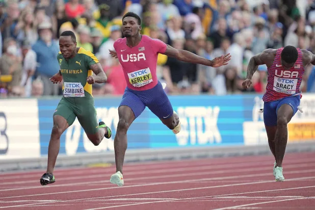 كيرلي خلال إحدى المنافسات الدولية (الشرق الأوسط)