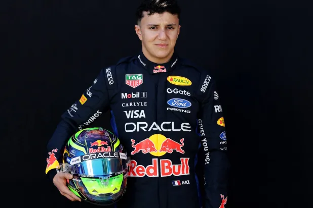  Formula One F1 - Australian Grand Prix - Albert Park Grand Prix Circuit, Melbourne, Australia - March 5, 2026 Red Bull's Isack Hadjar during the photoshoot ahead of the Australian Grand Prix. (Reuters)