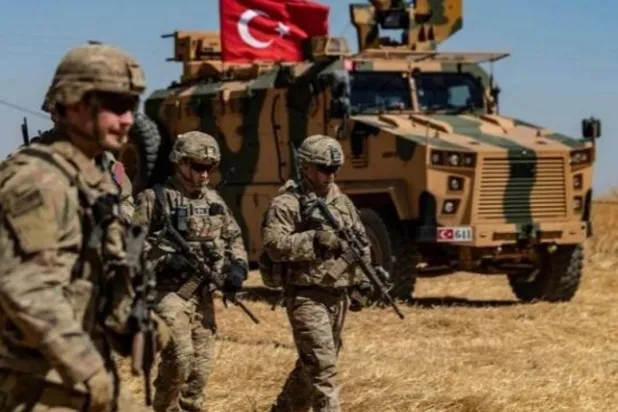 قوات تركية في منطقة «نبع السلام» شمال شرقي سوريا (الدفاع التركية)