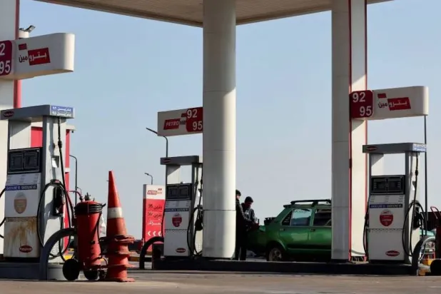 A gas station in the Egyptian capital, Cairo. (Reuters)