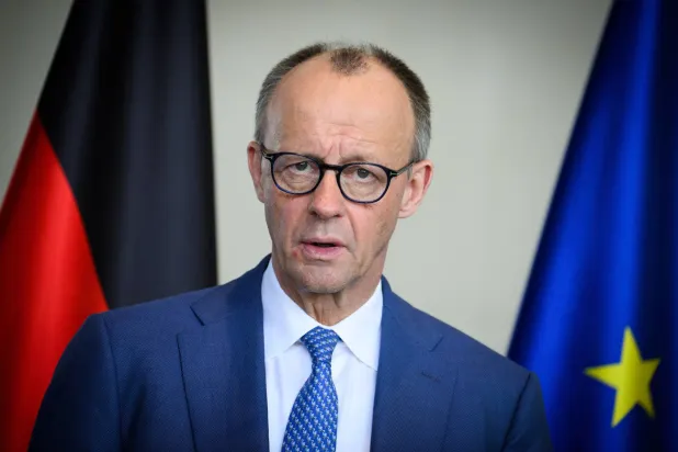 المستشار الألماني ​فريدريش ميرتس (د.ب.أ)