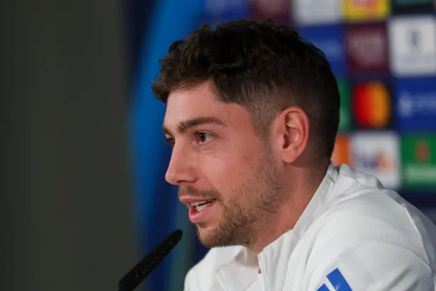 فيديريكو فالفيردي نجم ريال مدريد (أ.ف.ب)