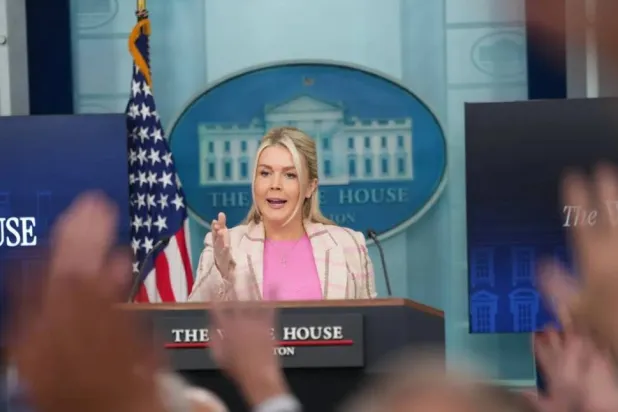 Karoline Leavitt, the White House press secretary, said the administration “had a strong game plan” before the war broke out. Doug Mills/The New York Times