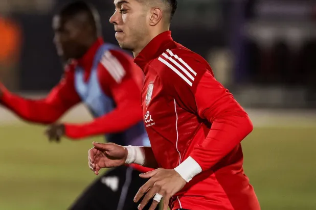 من الحصص التدريبية الأخيرة لنادي الأهلي استعداداً لمواجهة الترجي (نادي الأهلي المصري)