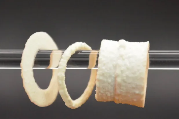 المادة الجديدة توفر دعامات قوية وخفيفة تحاكي بنية العظام الطبيعية (المعهد الفيدرالي السويسري للتكنولوجيا)