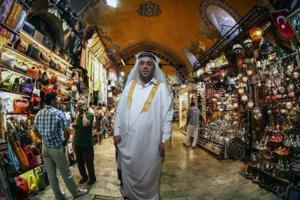 المسحراتي في أسواق صيدا القديمة (محمد الغزاوي)