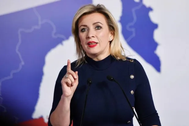 صورة نشرتها الناطقة باسم وزارة الخارجية الروسية ماريا زاخاروفا عبر حسابها على «تلغرام»