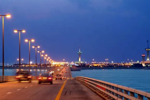 «جسر الملك فهد» الذي يربط بين السعودية والبحرين (واس)