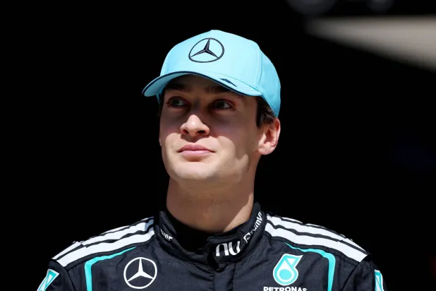  Formula One F1 - Chinese Grand Prix - Shanghai International Circuit, Shanghai, China - March 13, 2026 Mercedes' George Russell ahead of practice. (Reuters)