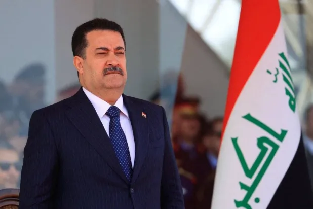 Iraqi Prime Minister Mohammed Shia al-Sudani attends an event in Baghdad, Iraq, Jan. 9, 2024. (Reuters)