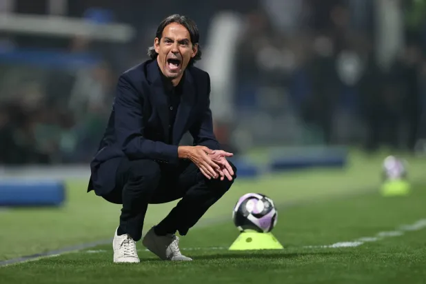 الإيطالي سيموني إنزاغي مدرب فريق الهلال (تصوير: سعد العنزي)