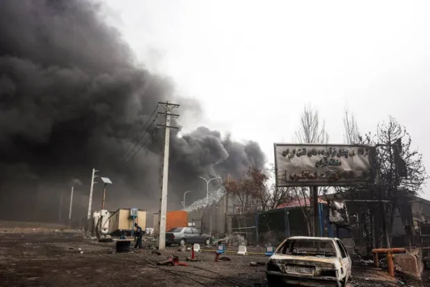 Experts say that war harms the climate and pollutes the air, water and soil.  AFP
