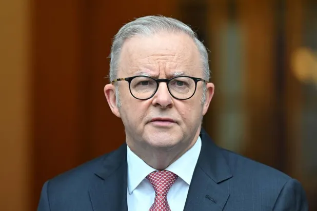  Australian Prime Minister Anthony Albanese addresses a press conference at Parliament House in Canberra, Australia, Tuesday, March 10, 2026. (Mick Tsikas/AAP Image via AP) 