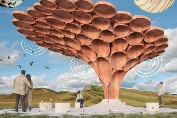 شجرة الشعب... قصة مشتركة من التصميم (أ.ب)