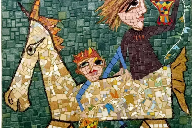 طقوس رمضان والفوانيس في لوحات المعرض (الشرق الأوسط)