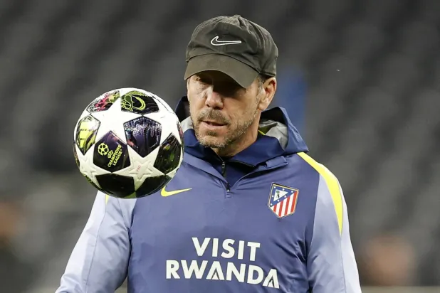 دييغو سيميوني مدرب أتلتيكو مدريد (رويترز) 