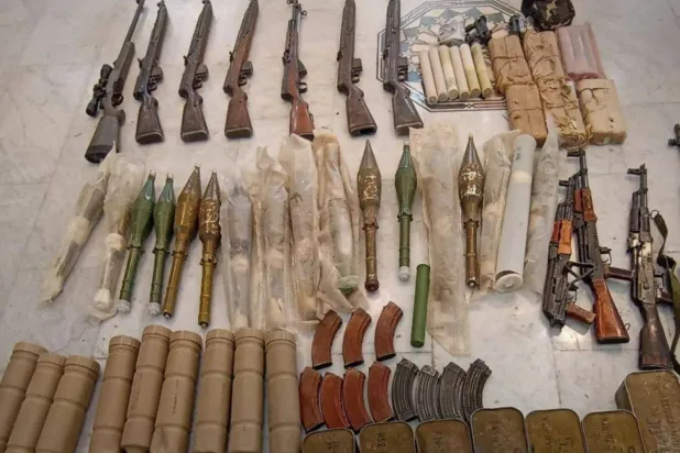 Border guards in outskirts of Flita, west of Damascus, foil arms smuggling attempt on Syria-Lebanon border (SANA) 