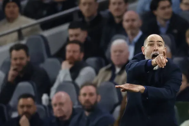 إيغور تيودور المدرب المؤقت لفريق توتنهام هوتسبير (إ.ب.أ)