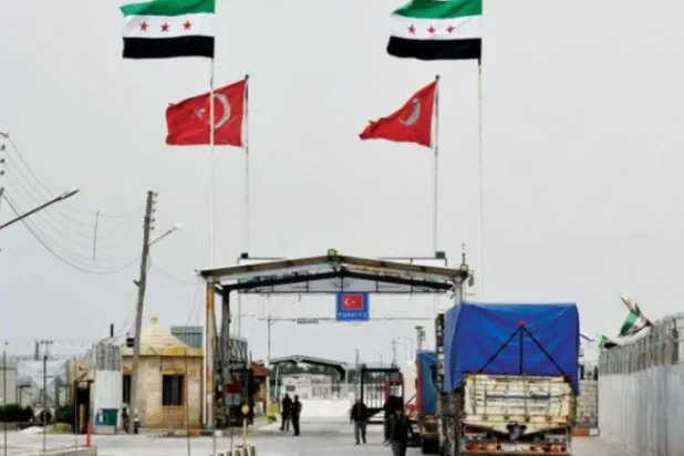 A crossing at the Syrian-Turkish borders. (AFP)
