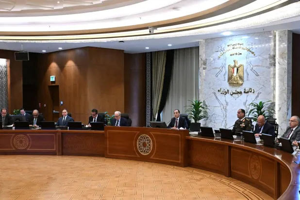 رئيس الوزراء المصري مصطفى مدبولي خلال اجتماع الحكومة الأربعاء الماضي (مجلس الوزراء المصري) 
