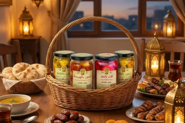 المخلل حاضر دائما على سفرة رمضان