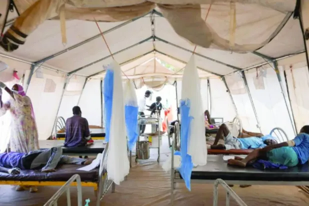 أرشيفية لمستشفى ميداني شمال دارفور (رويترز)