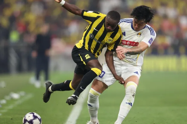 الاتحاد السعودي في مباراته الآسيوية ضد الغرافة القطري (تصوير: عدنان مهدلي)