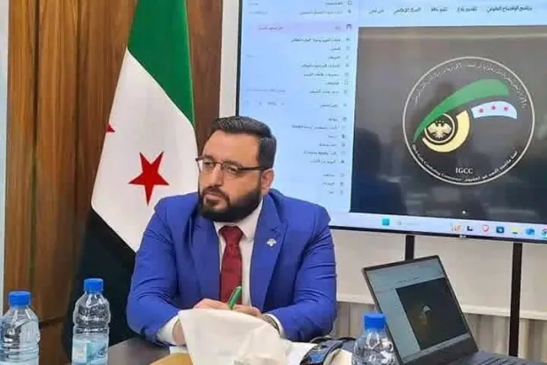 باسل السويدان رئيس (لجنة مكافحة الكسب غير المشروع) في سوريا (سانا)