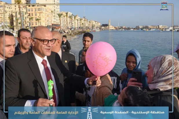 قلص الطقس السئ من التردد على الشواطئ - محافظة الإسكندرية