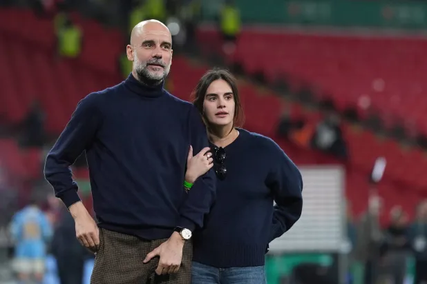 جوسيب غوارديولا المدير الفني لفريق مانشستر سيتي (أ.ب)