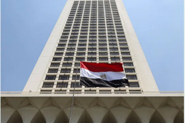 مقر وزارة الخارجية المصرية وسط القاهرة (رويترز)