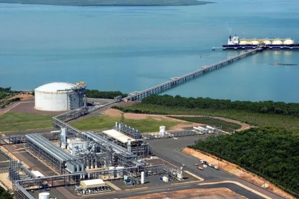 محطة «داروين» للغاز الطبيعي المسال في الإقليم الشمالي بأستراليا (إكس)