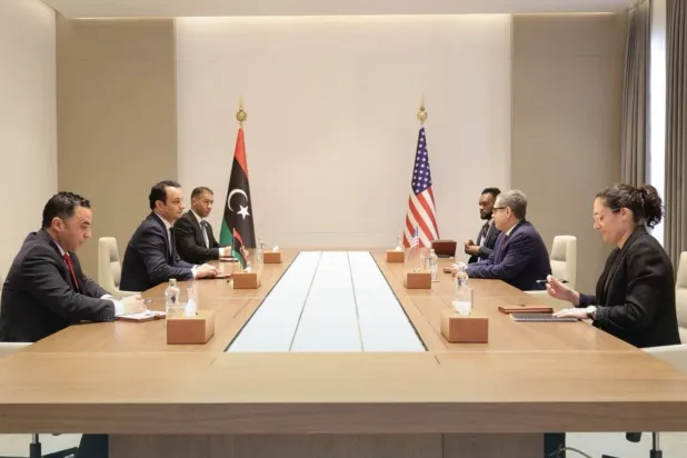 لقاء برنت مع بلقاسم حفتر مساء الثلاثاء (السفارة الأميركية)